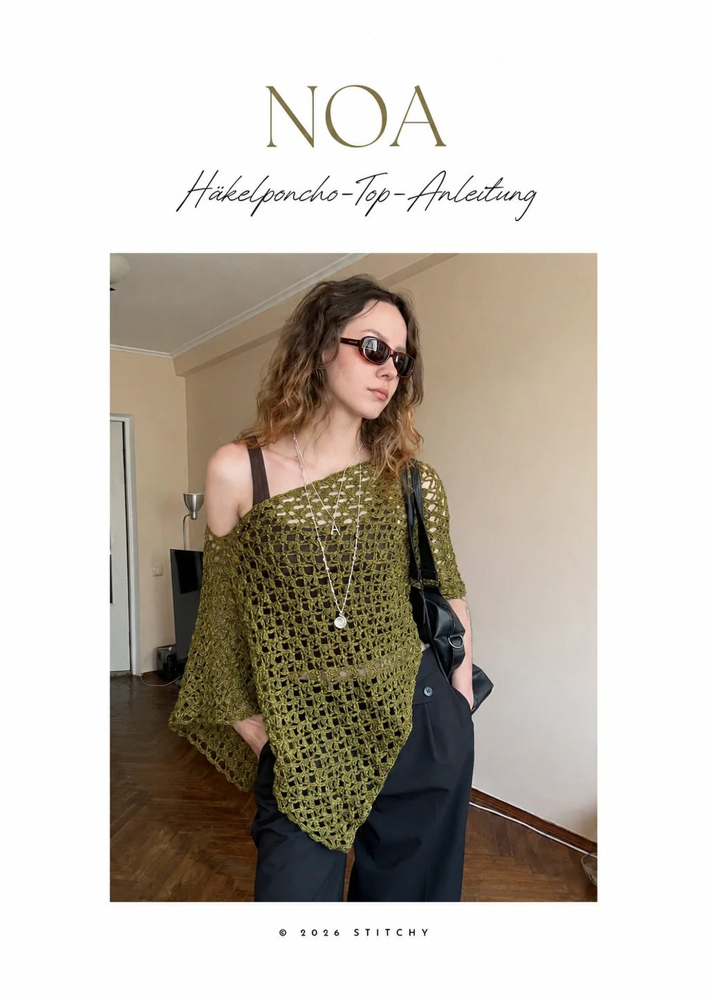 NOA Crochet Poncho Top Pattern PDF – Airy Crochet Pattern