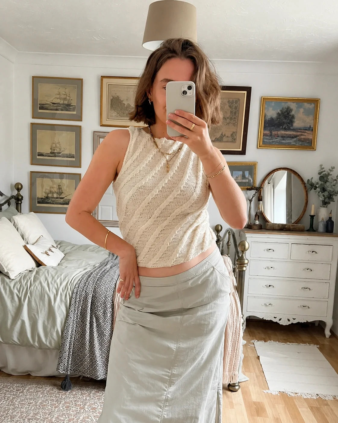 Twister Tank – 3D Cable Knit Sleeveless Top Pattern PDF