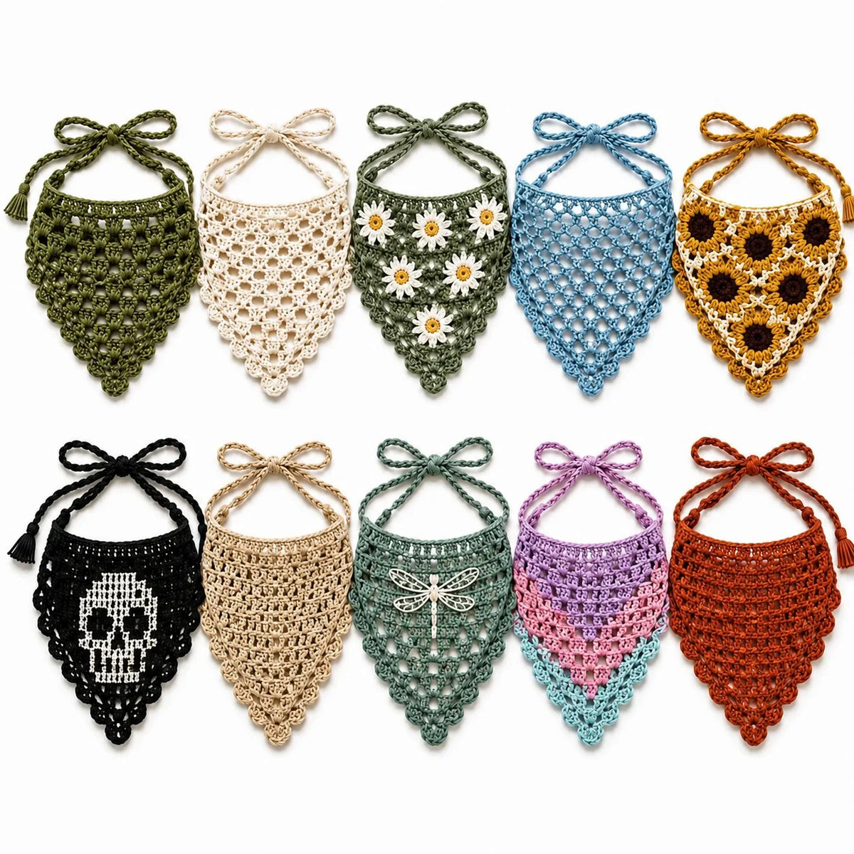 Top 10 Crochet Bandana Patterns – PDF Bundle
