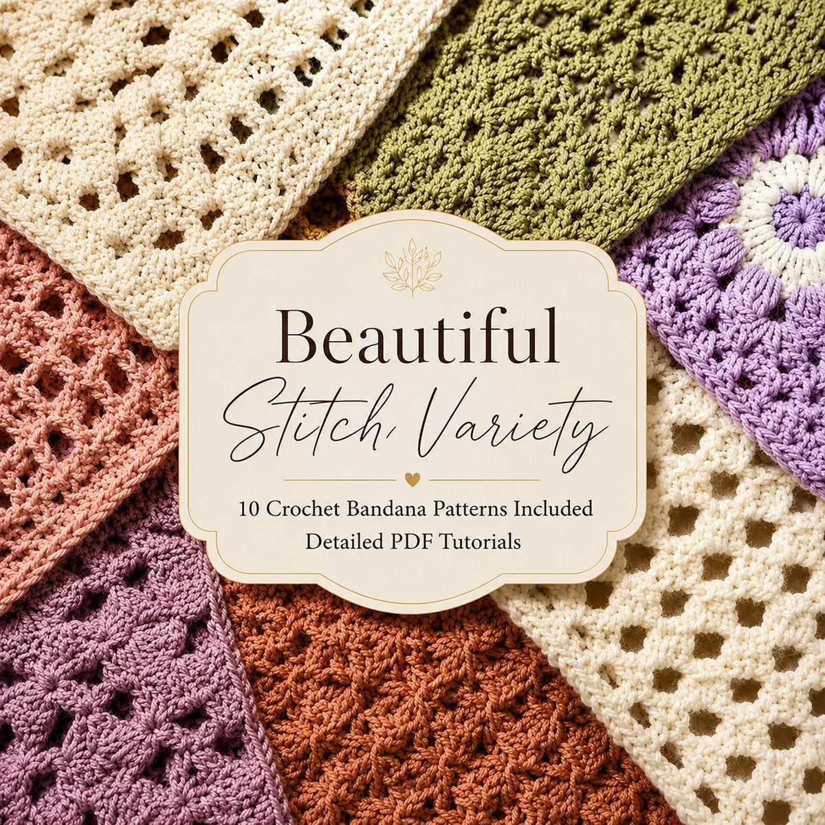 Top 10 Crochet Bandana Patterns – PDF Bundle