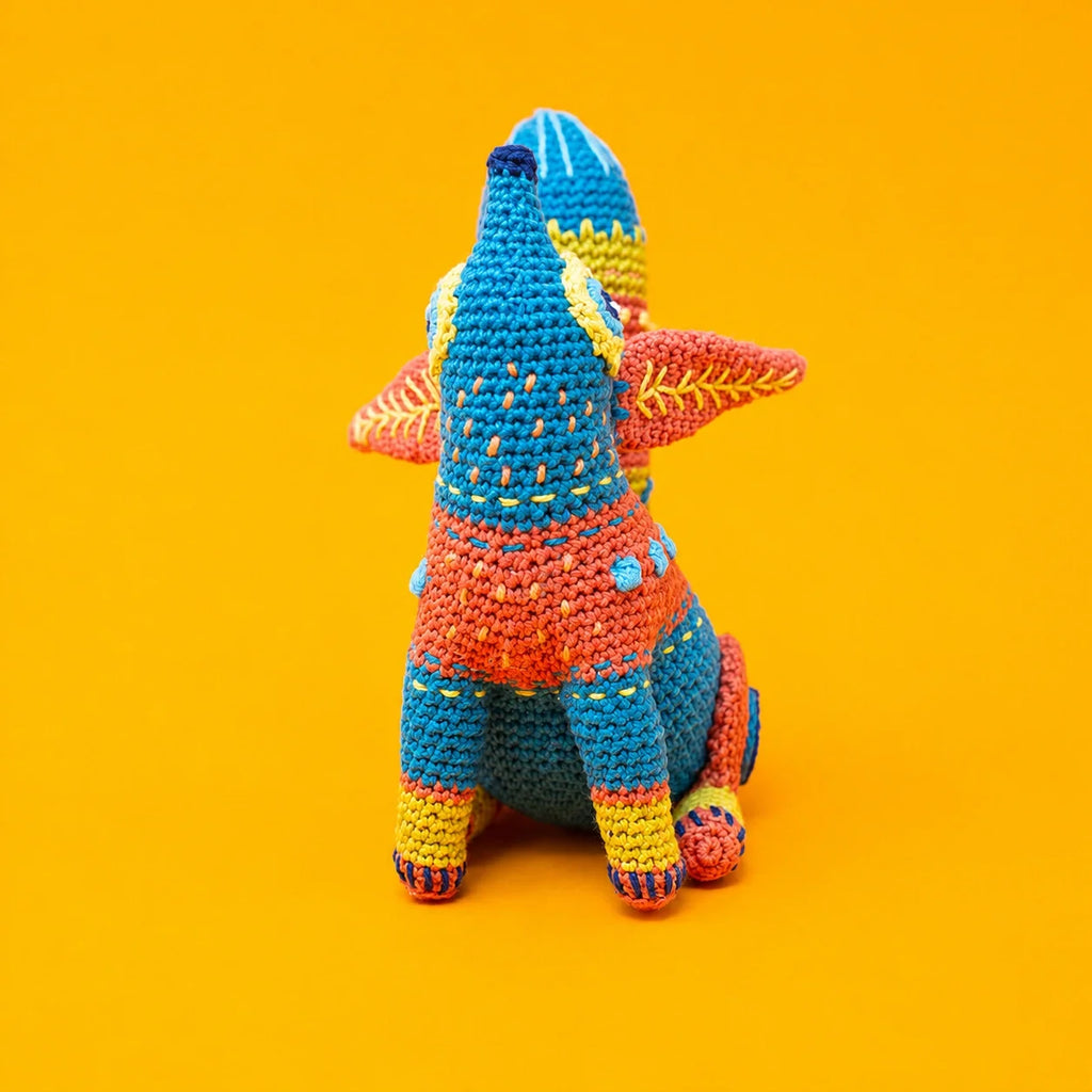 Colorful Alebrije Fox Amigurumi