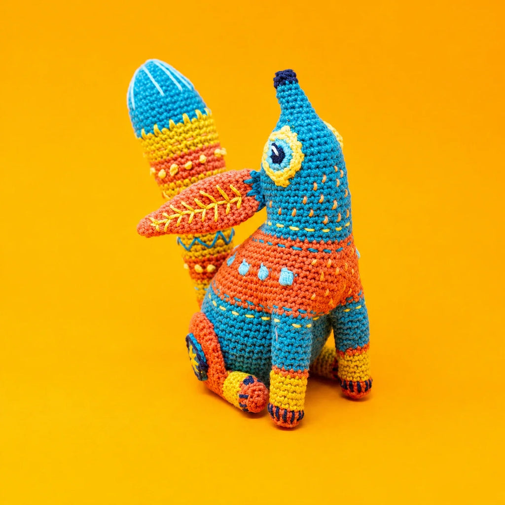 Colorful Alebrije Fox Amigurumi