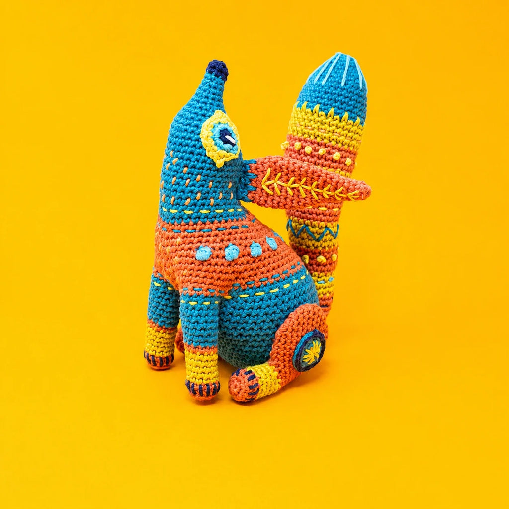 Colorful Alebrije Fox Amigurumi