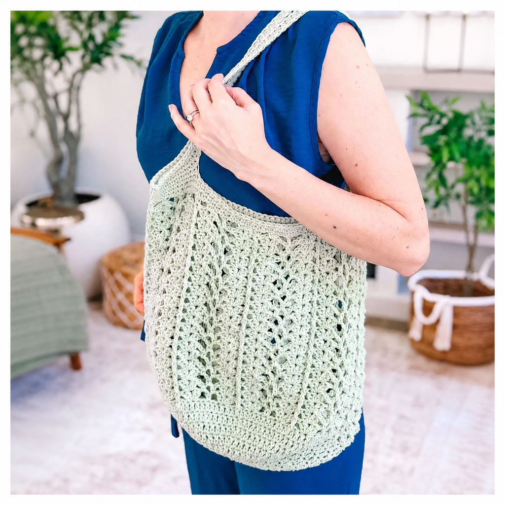 Willow Mesh Bag Crochet Pattern + Video