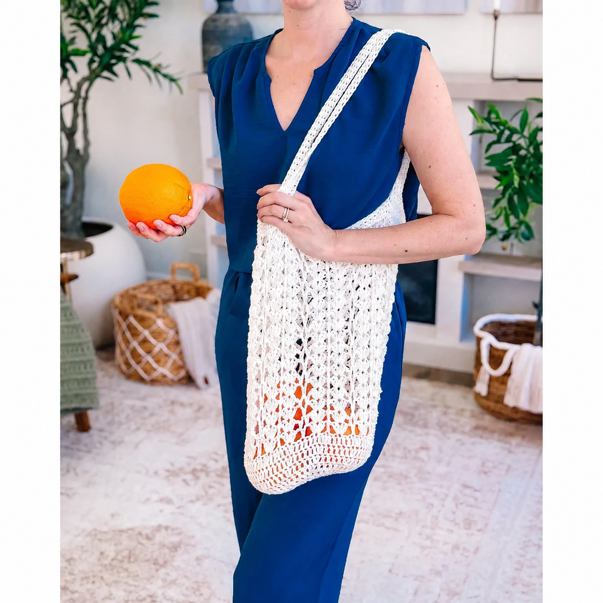 Willow Mesh Bag Crochet Pattern + Video