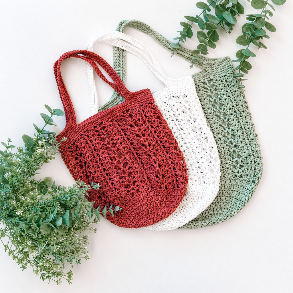 Willow Mesh Bag Crochet Pattern + Video