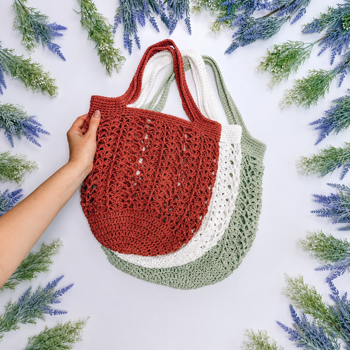 Willow Mesh Bag Crochet Pattern + Video
