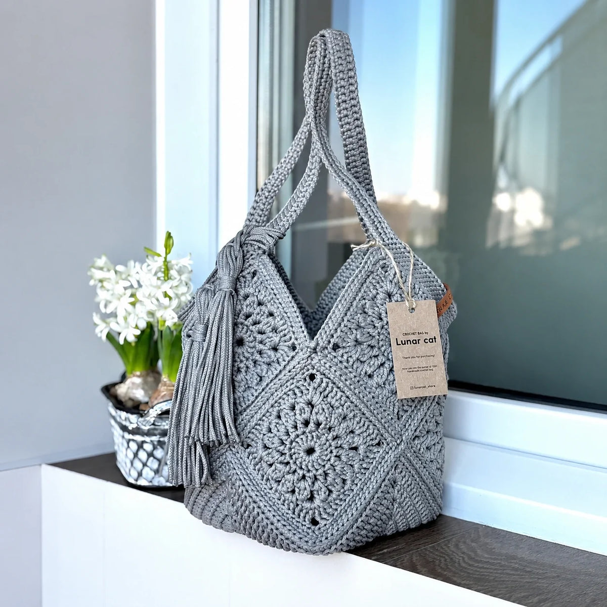 Market Bag Crochet Pattern PDF – Crochet Your Own Stylish Bag