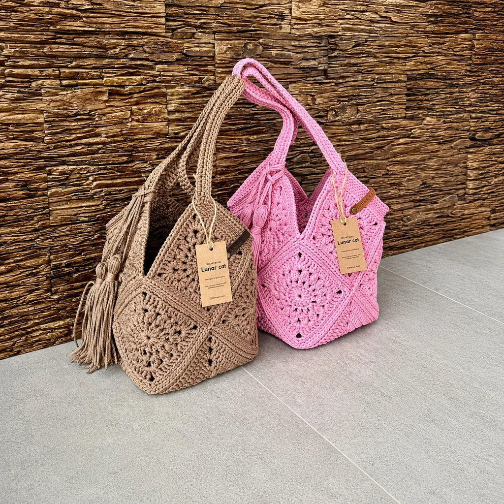 Market Bag Crochet Pattern PDF – Crochet Your Own Stylish Bag