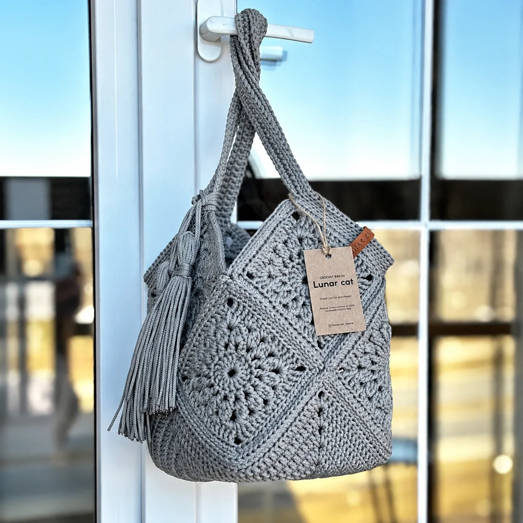 Market Bag Crochet Pattern PDF – Crochet Your Own Stylish Bag