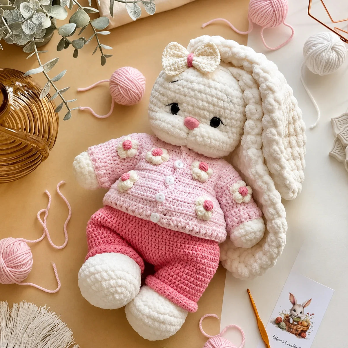Bunny Bella + Outfit PDF Crochet Pattern – 2 Patterns in 1