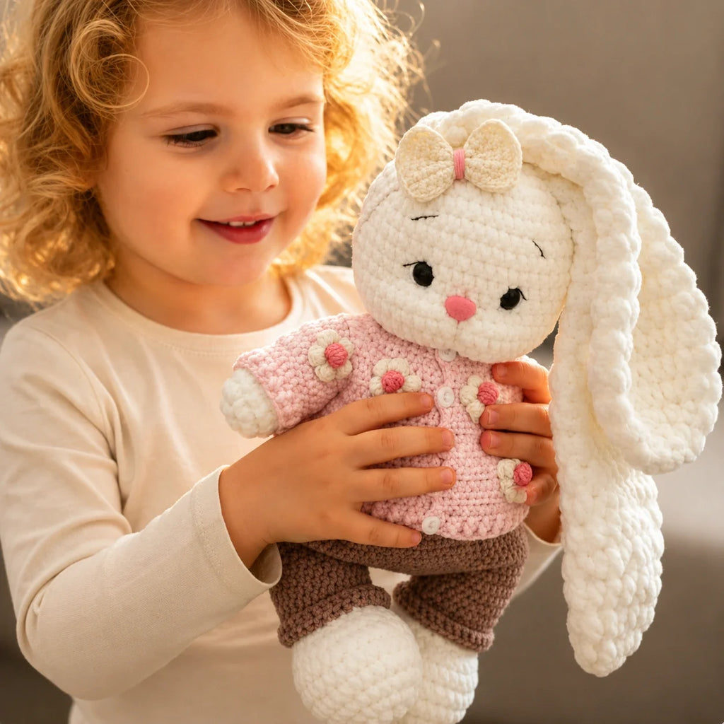 Bunny Bella + Outfit PDF Crochet Pattern – 2 Patterns in 1
