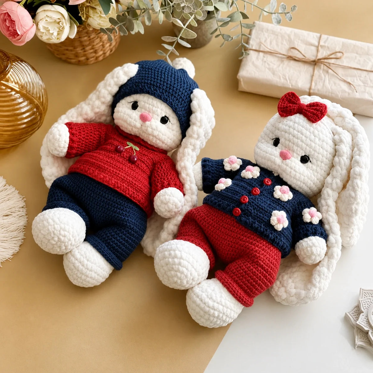 Bunny Bella + Outfit PDF Crochet Pattern – 2 Patterns in 1