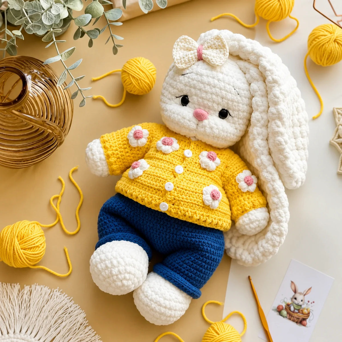 Bunny Bella + Outfit PDF Crochet Pattern – 2 Patterns in 1