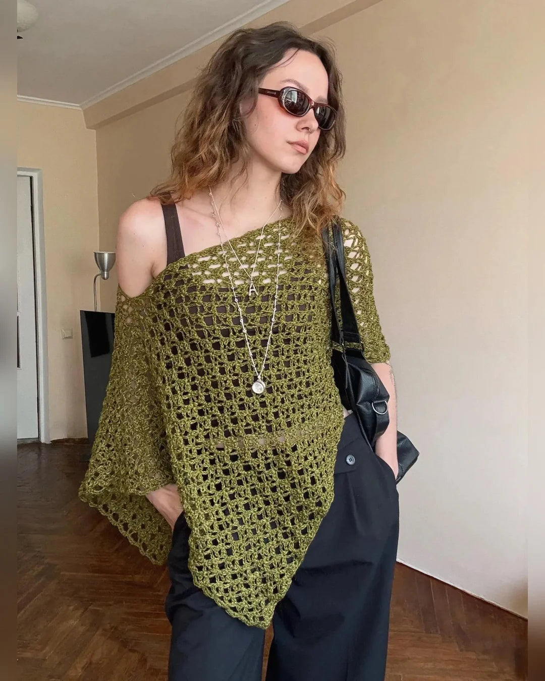 NOA Crochet Poncho Top Pattern PDF – Airy Crochet Pattern