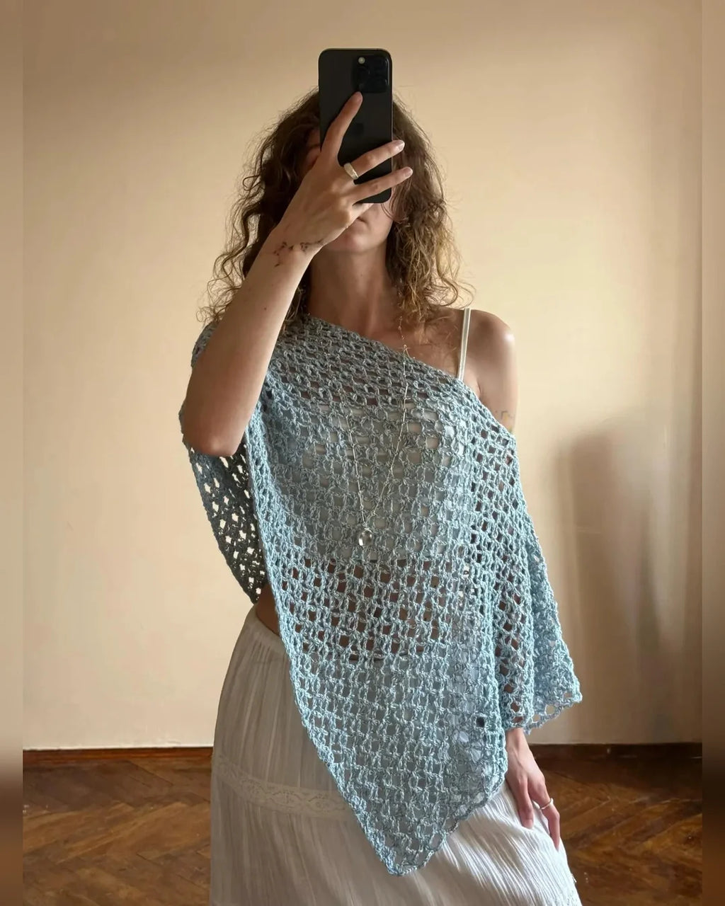 NOA Crochet Poncho Top Pattern PDF – Airy Crochet Pattern