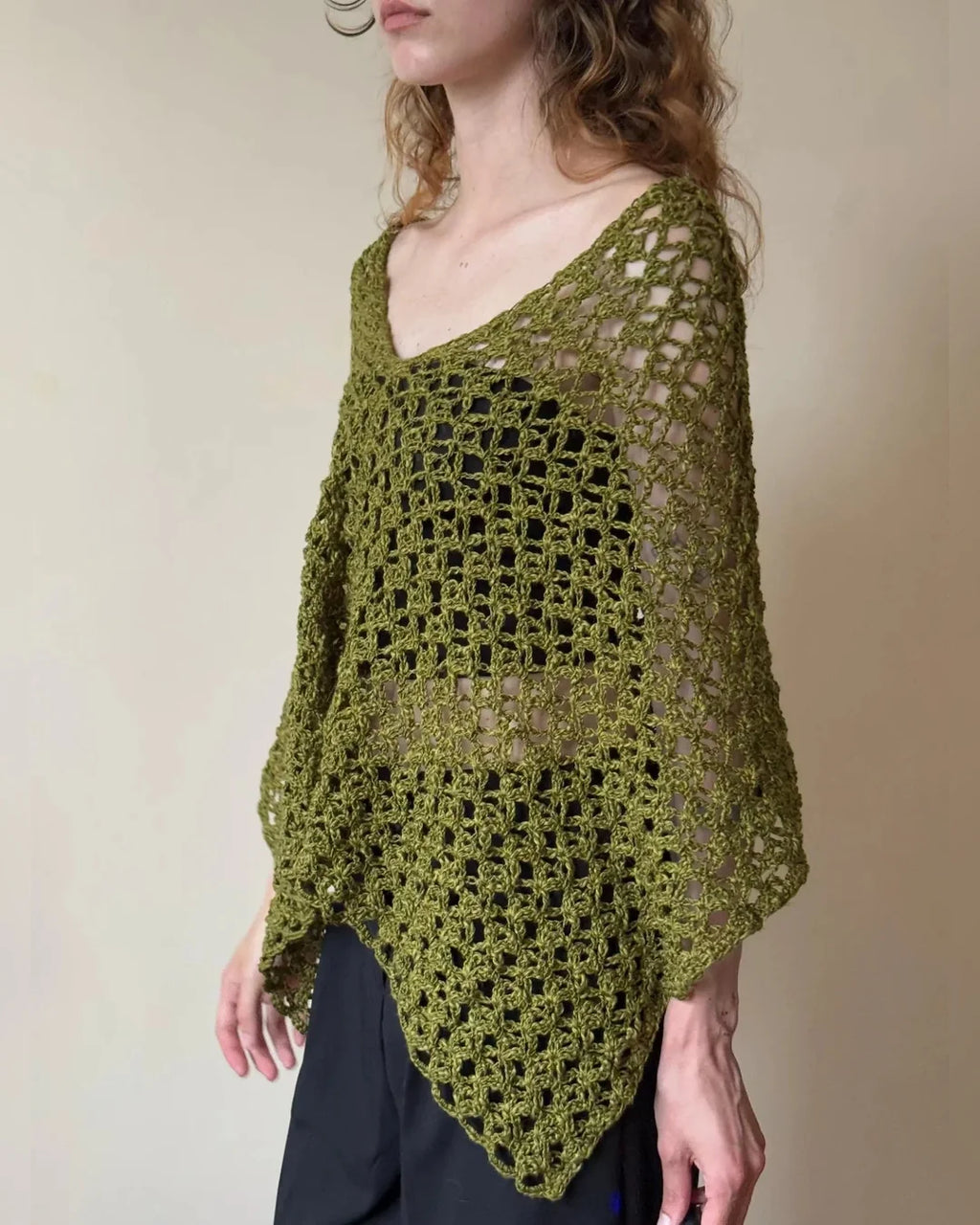 NOA Crochet Poncho Top Pattern PDF – Airy Crochet Pattern