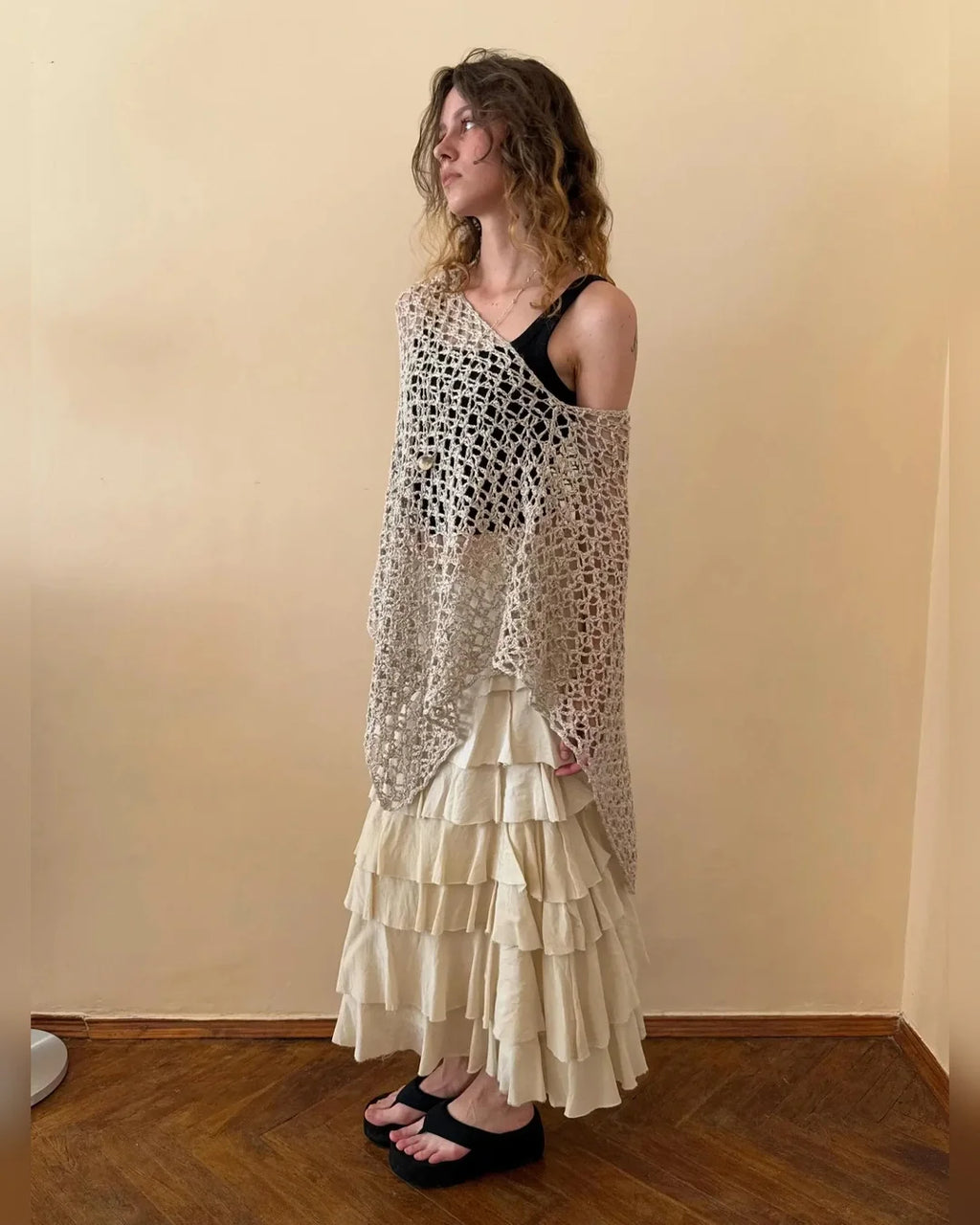 NOA Crochet Poncho Top Pattern PDF – Airy Crochet Pattern