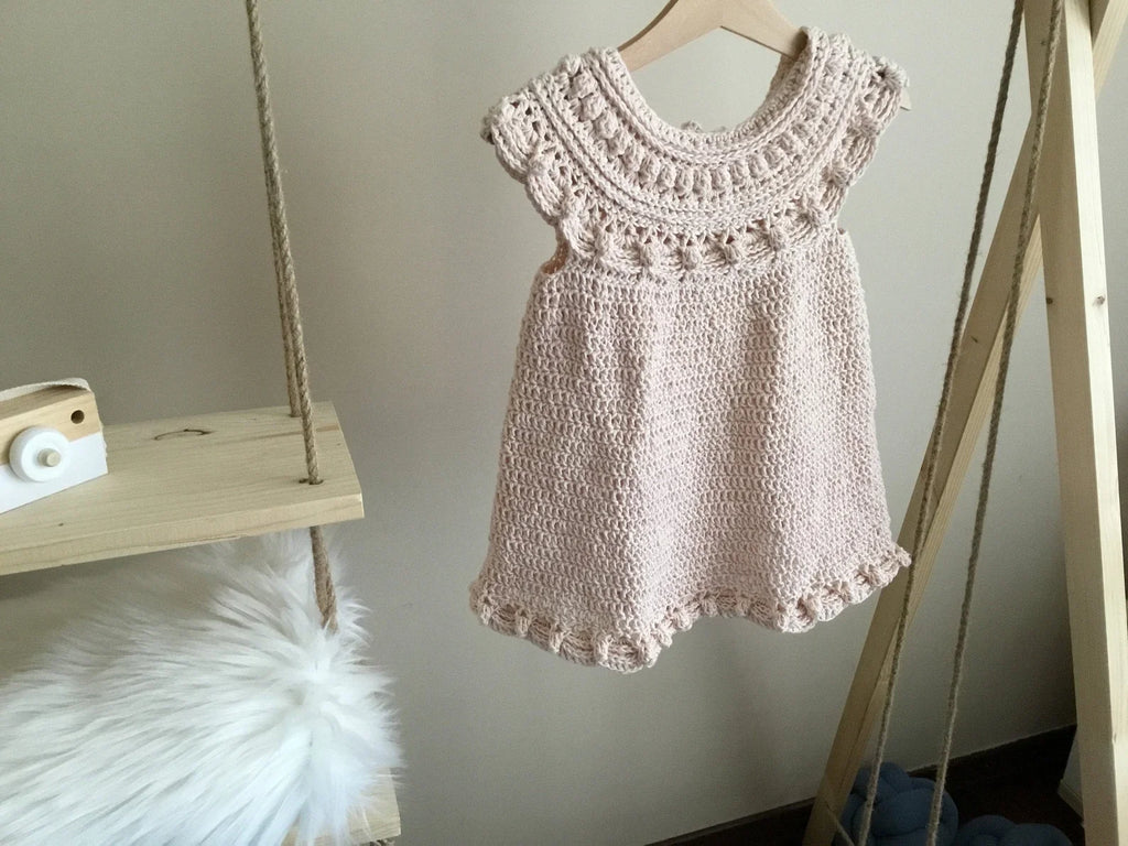 Moonpetal Baby Dress Crochet Pattern – PDF Download
