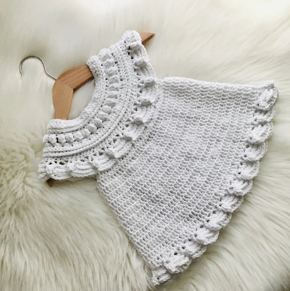 Moonpetal Baby Dress Crochet Pattern – PDF Download