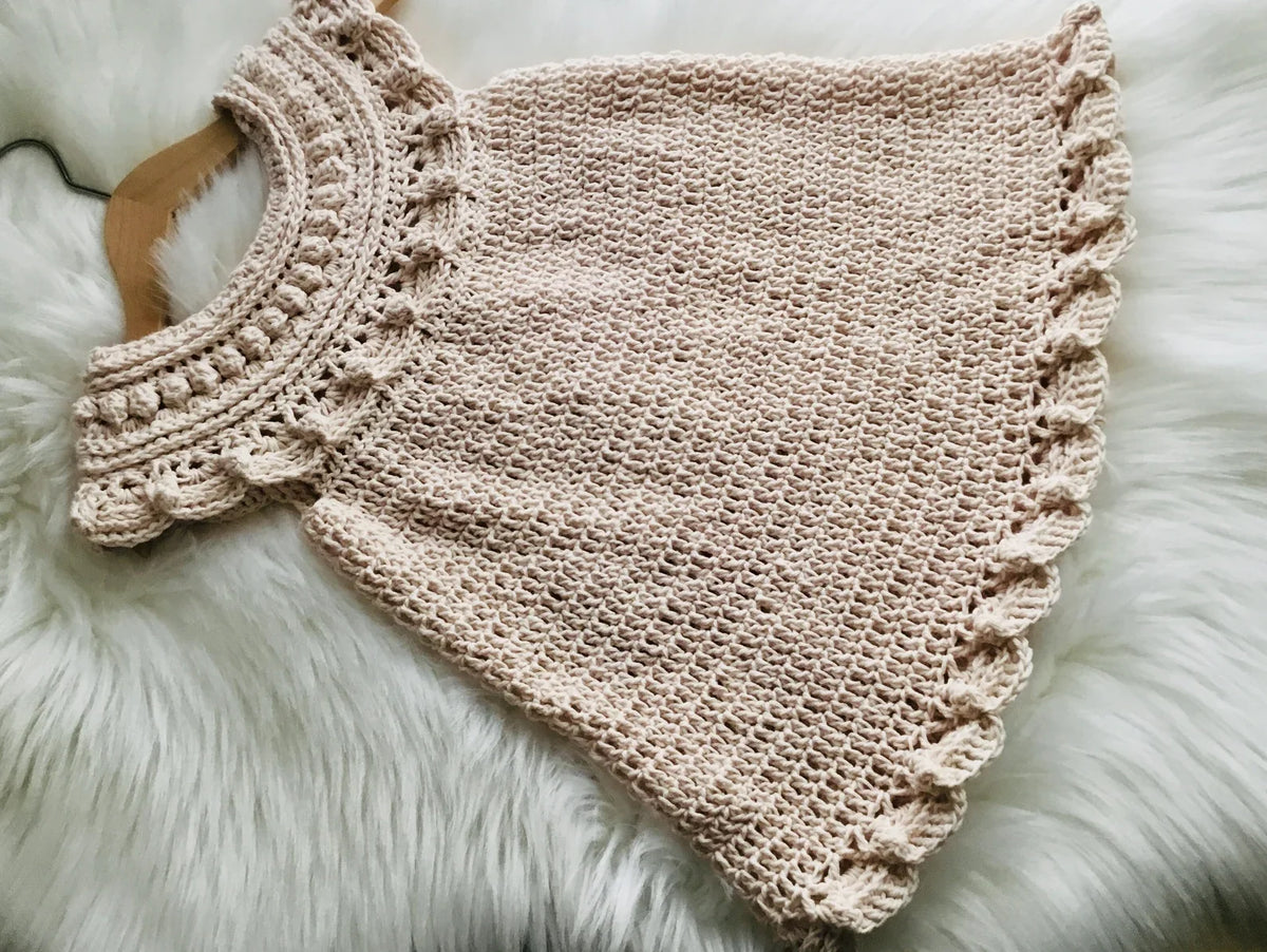Moonpetal Baby Dress Crochet Pattern – PDF Download