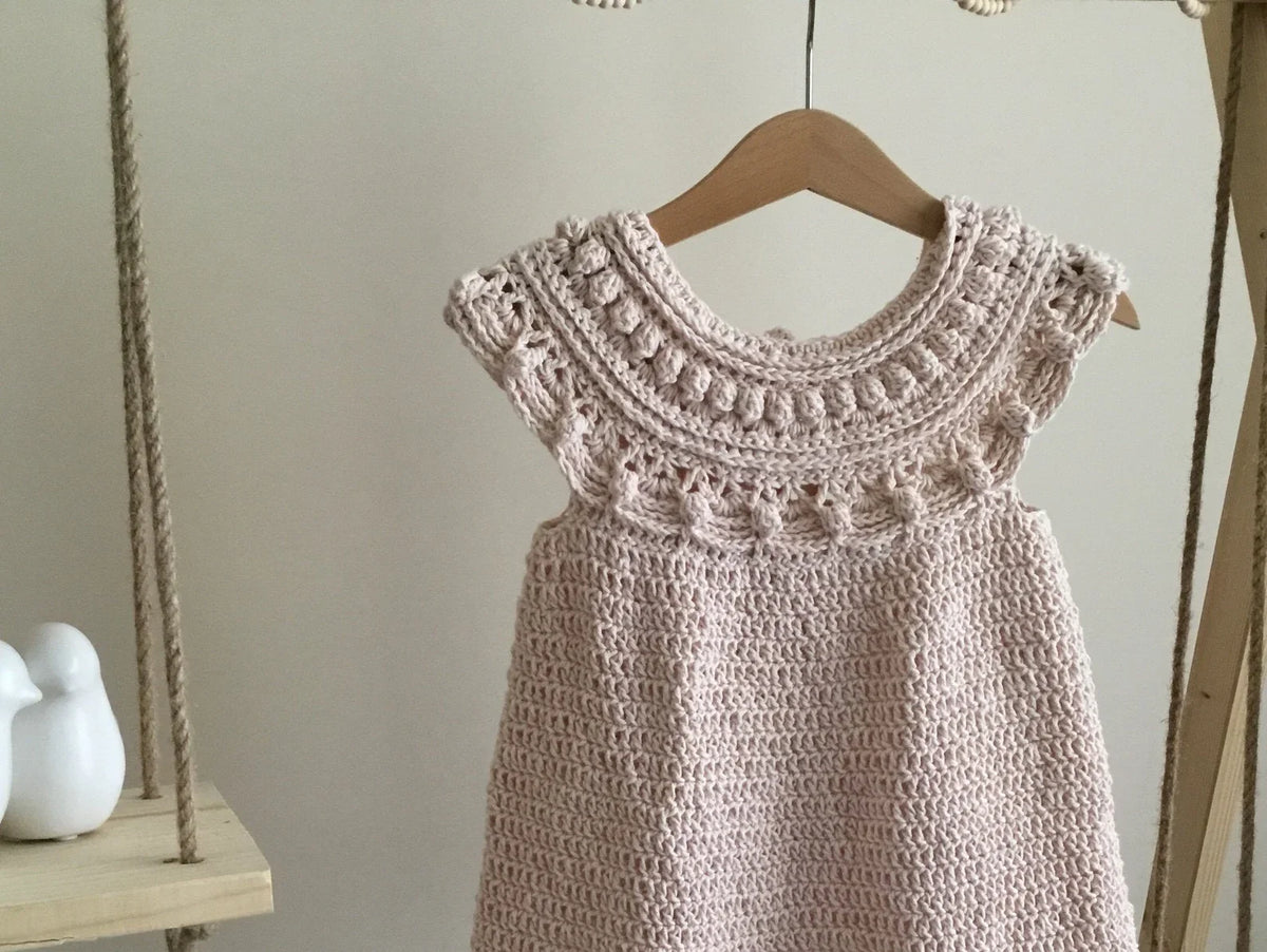 Moonpetal Baby Dress Crochet Pattern – PDF Download