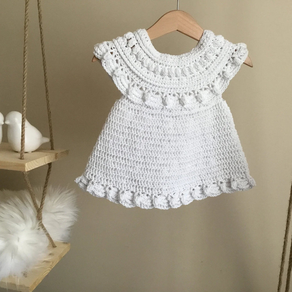 Moonpetal Baby Dress Crochet Pattern – PDF Download