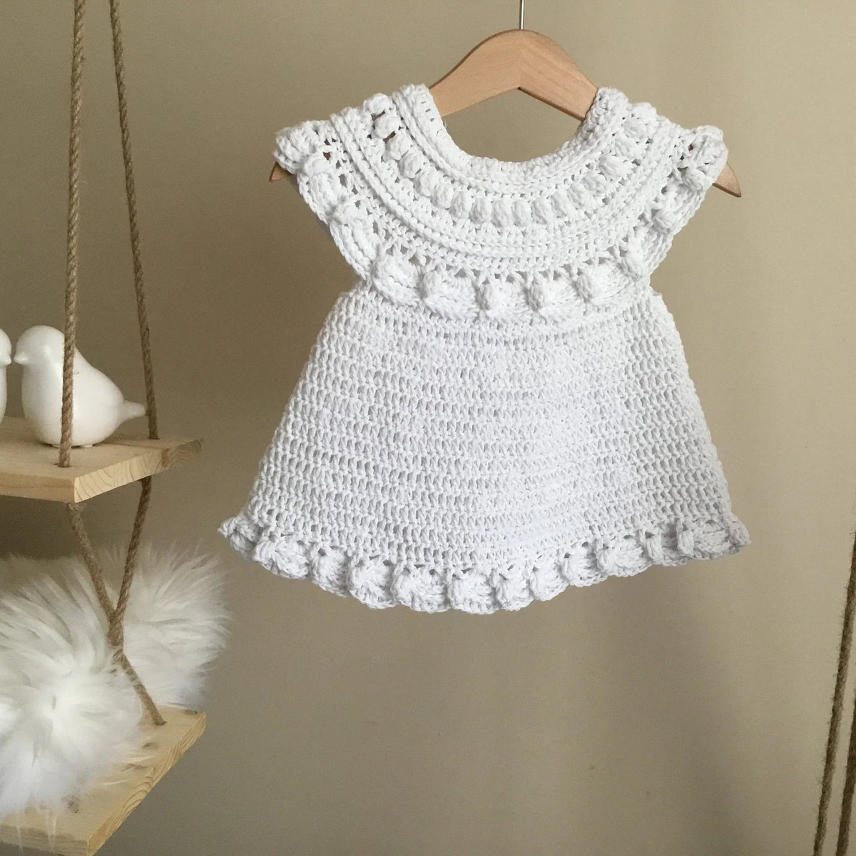 Moonpetal Baby Dress Crochet Pattern – PDF Download