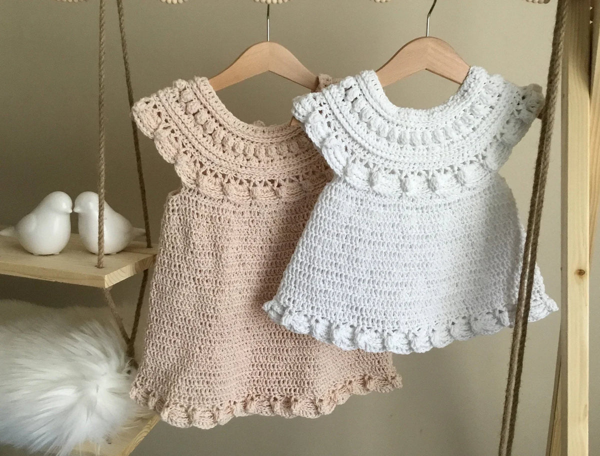 Moonpetal Baby Dress Crochet Pattern – PDF Download