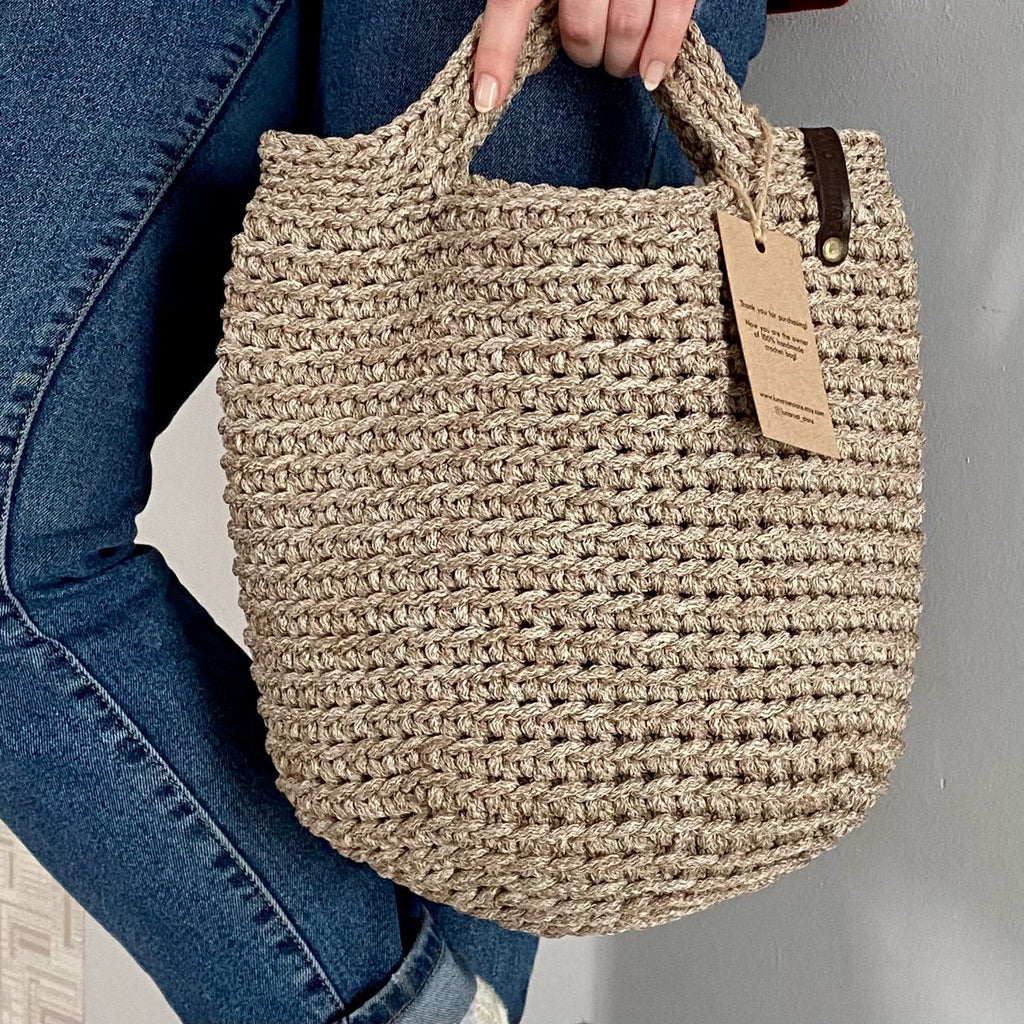 Modern Crochet Tote Bag for Everyday Use – Beginner-Friendly PDF Pattern