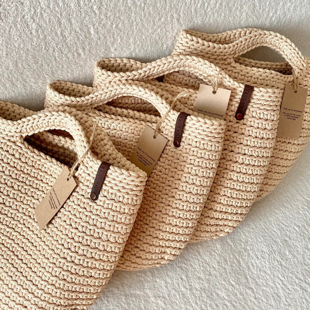 Modern Crochet Tote Bag for Everyday Use – Beginner-Friendly PDF Pattern