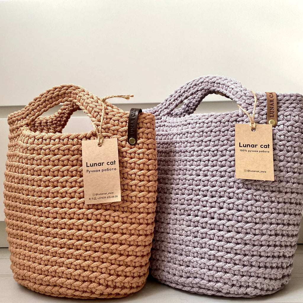 Modern Crochet Tote Bag for Everyday Use – Beginner-Friendly PDF Pattern