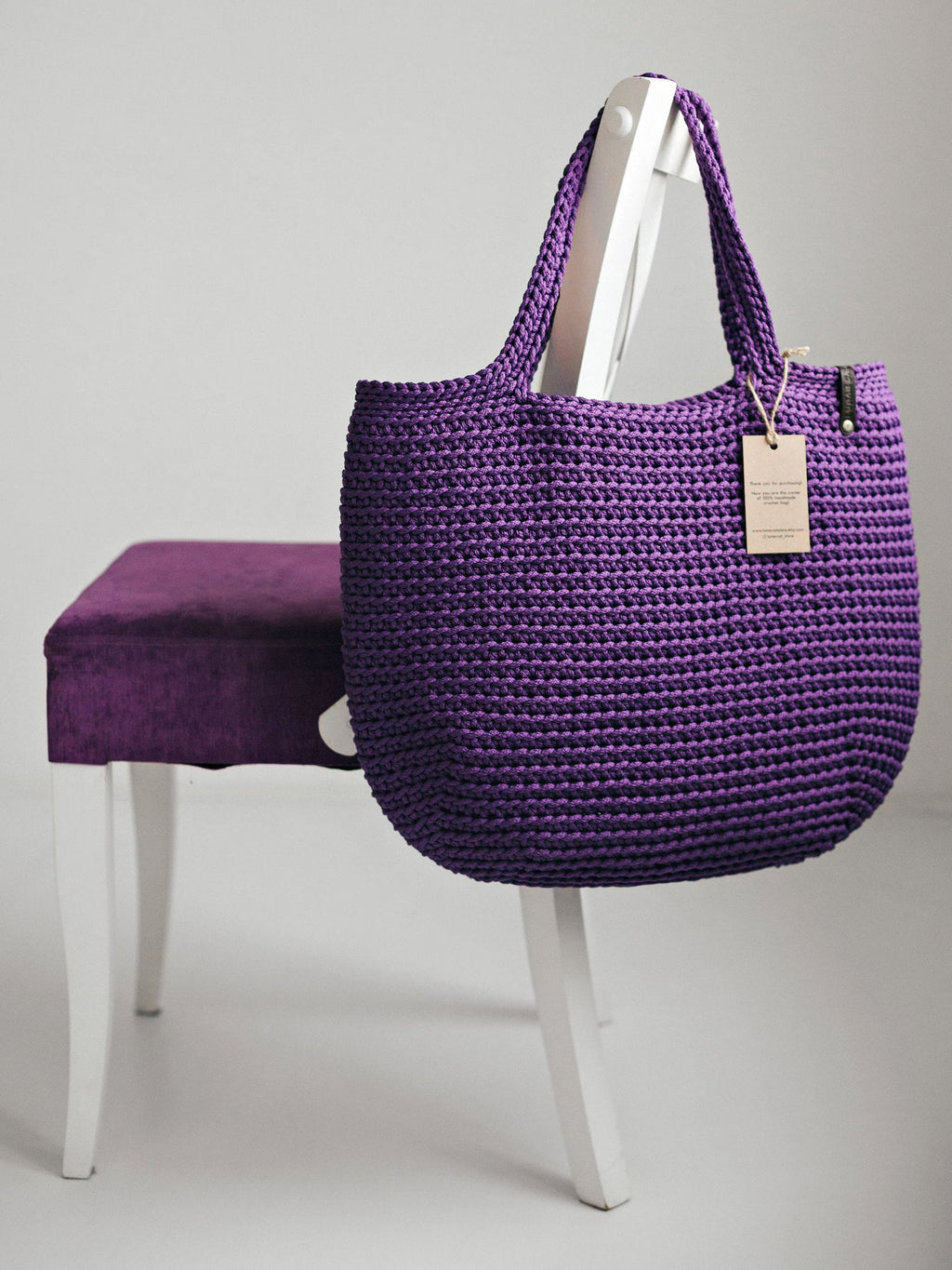 XXL Tote Bag Crochet Pattern – Instant PDF Download for Beginners