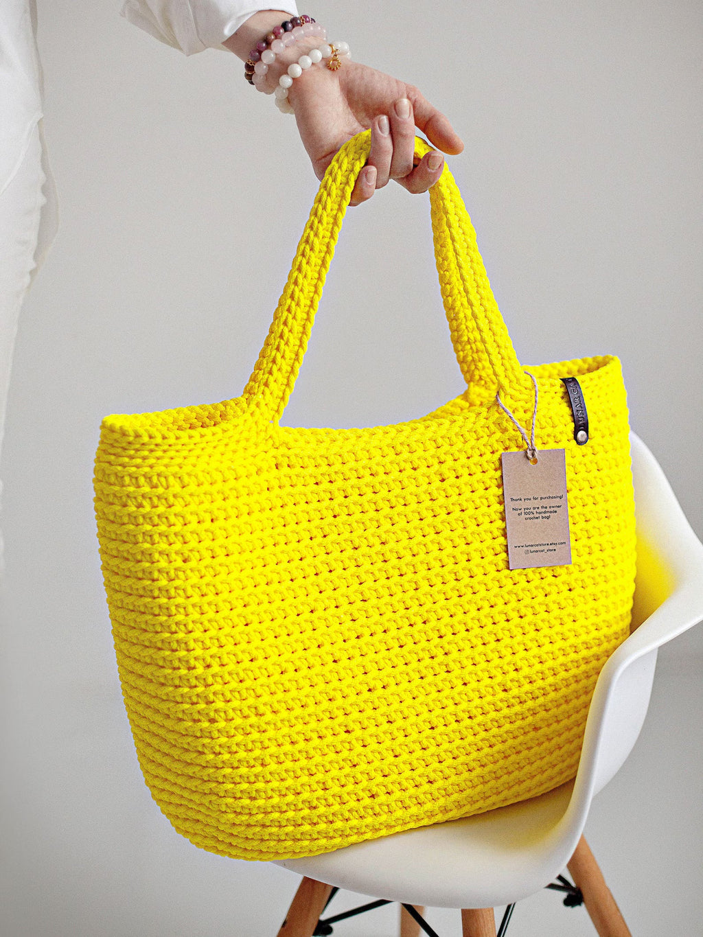 XXL Tote Bag Crochet Pattern – Instant PDF Download for Beginners
