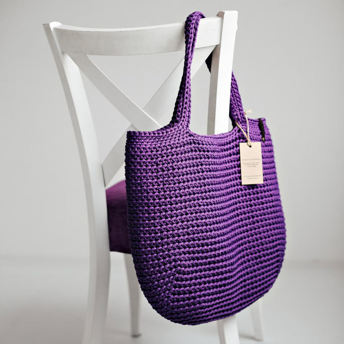 XXL Tote Bag Crochet Pattern – Instant PDF Download for Beginners