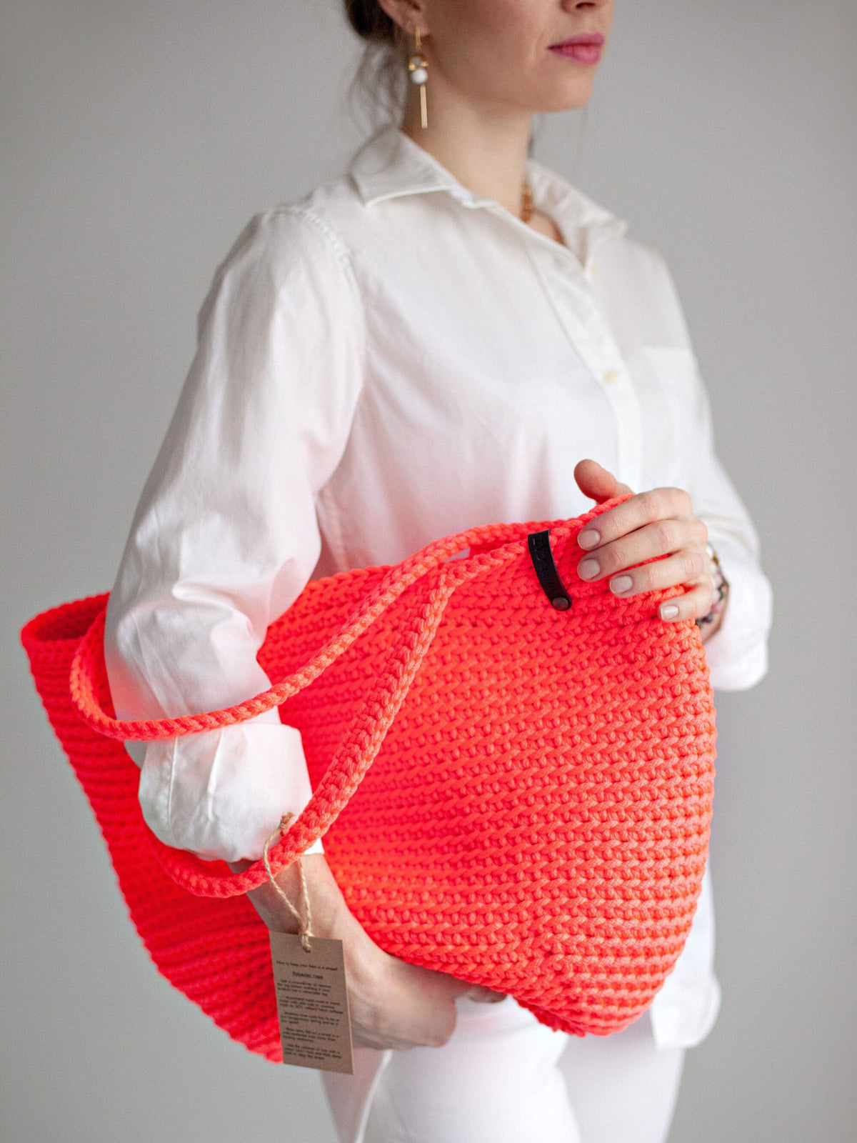 XXL Tote Bag Crochet Pattern – Instant PDF Download for Beginners