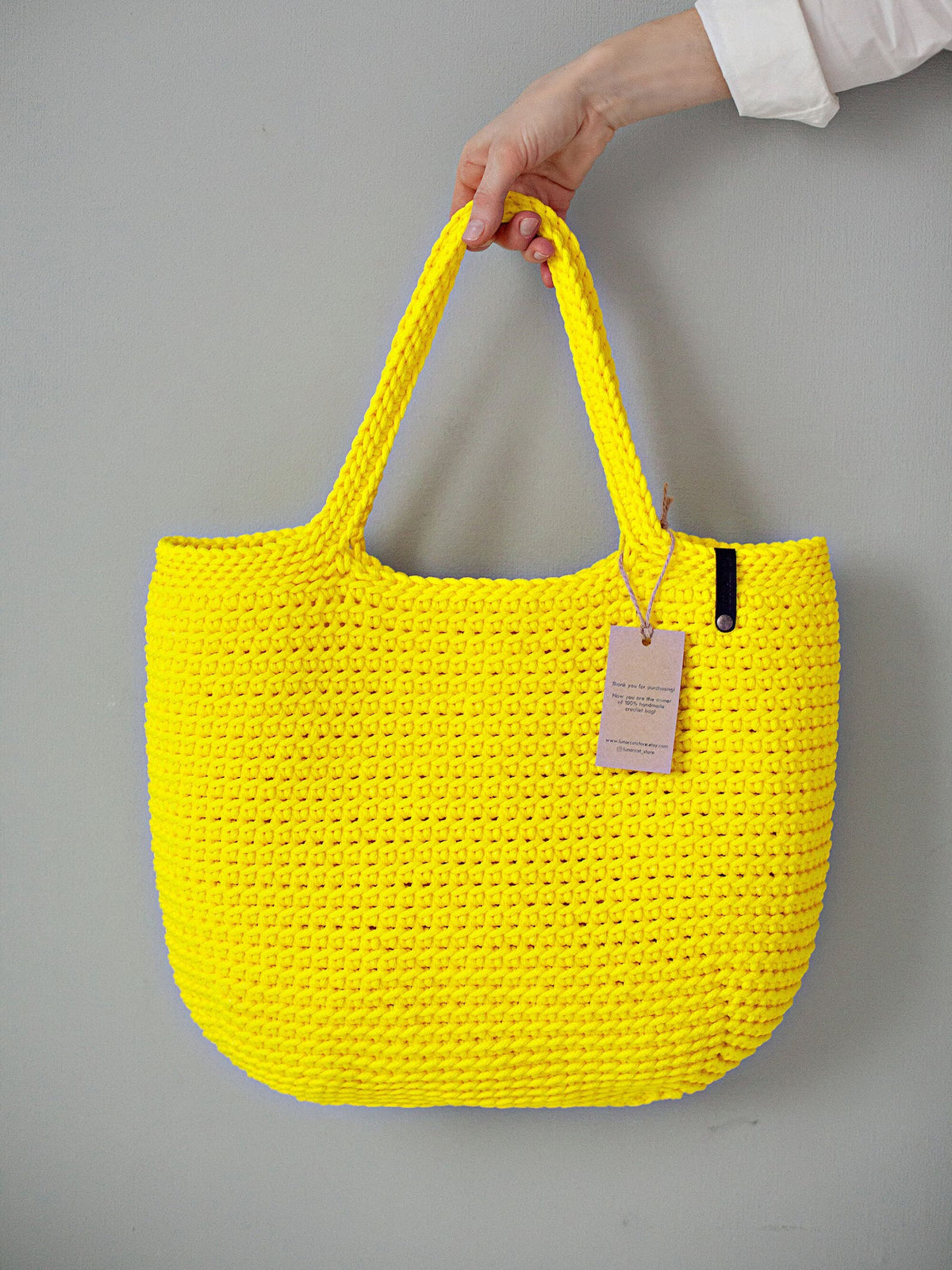 XXL Tote Bag Crochet Pattern – Instant PDF Download for Beginners