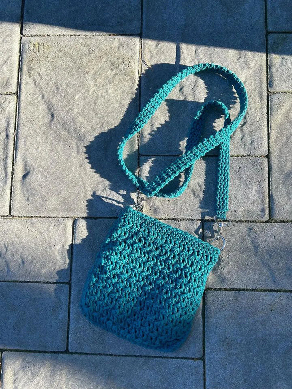 Sunflower Granny Square Bag – Digital PDF Crochet Pattern for a Crossbody Bag