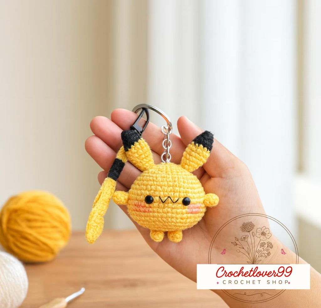 25 Mini Amigurumi Crochet Patterns – PDF Bundle for Keychains & Small Gifts
