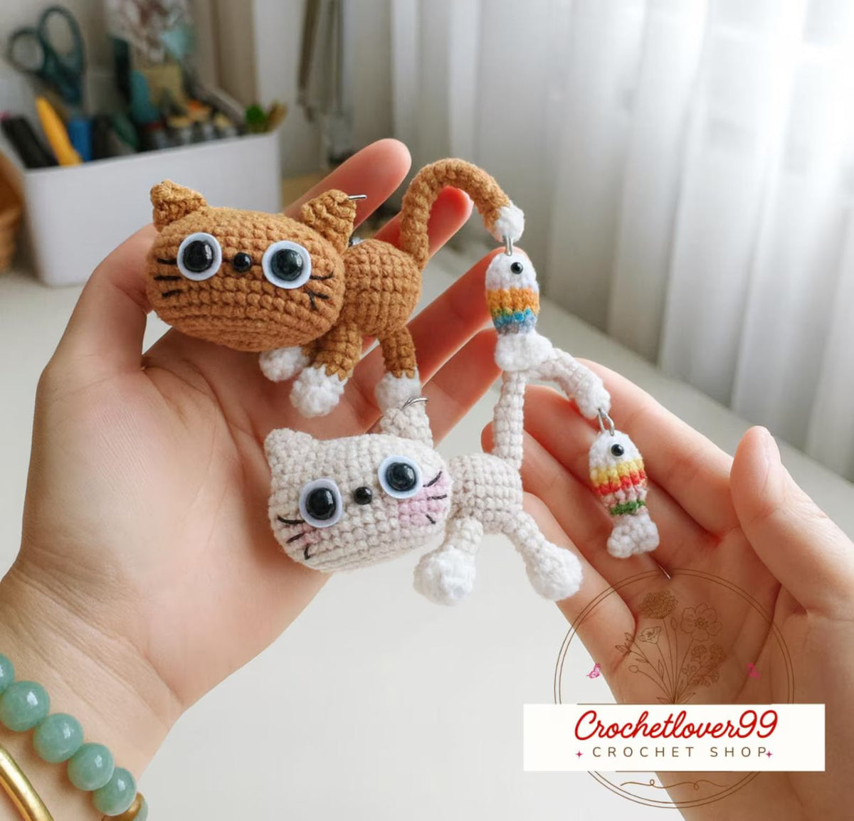25 Mini Amigurumi Crochet Patterns – PDF Bundle for Keychains & Small Gifts