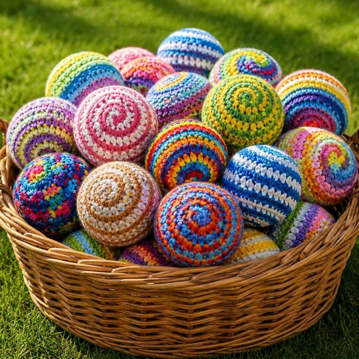 12-in-1 Hacky Sack Crochet Pattern PDF