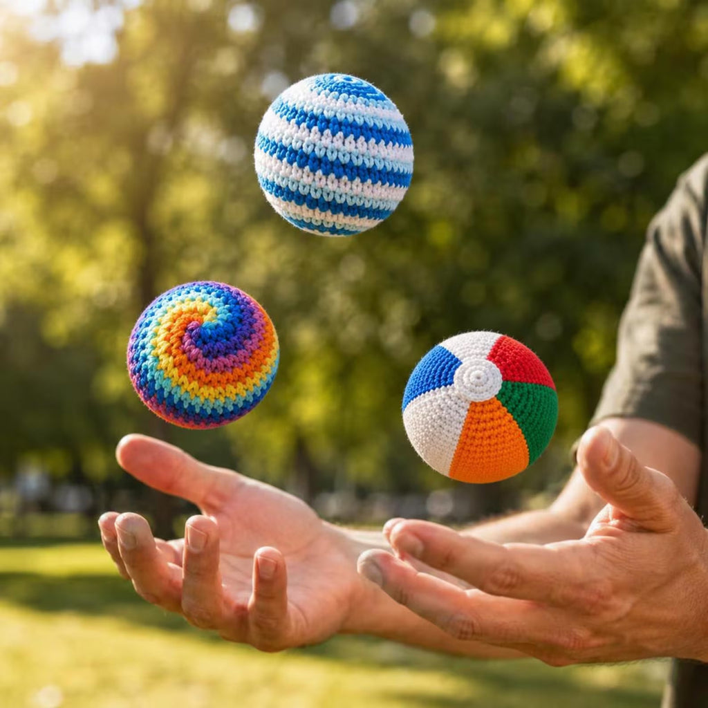 12-in-1 Hacky Sack Crochet Pattern PDF