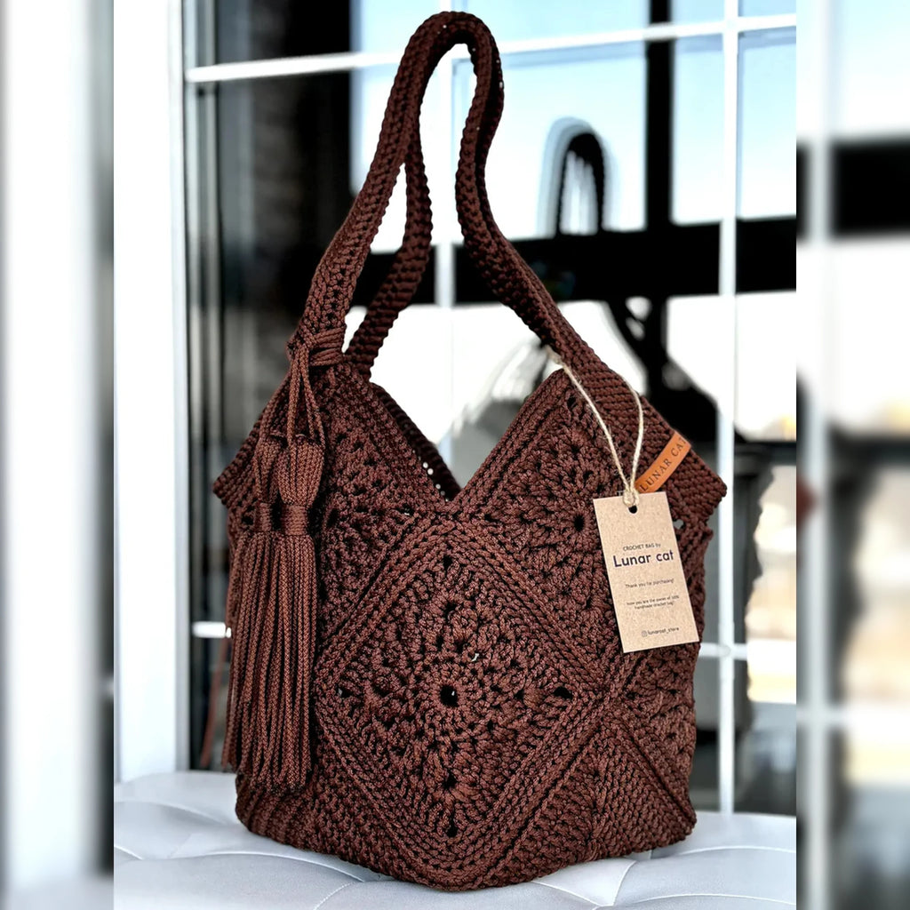 Market Bag Crochet Pattern PDF – Crochet Your Own Stylish Bag